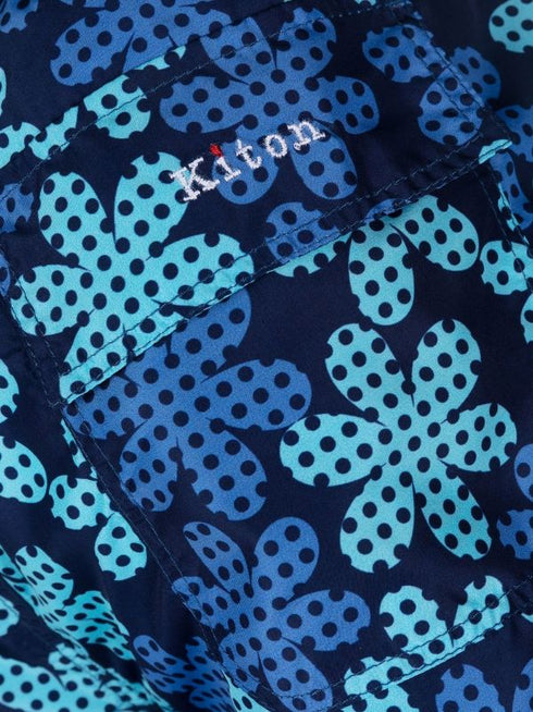 logo-print swim shorts